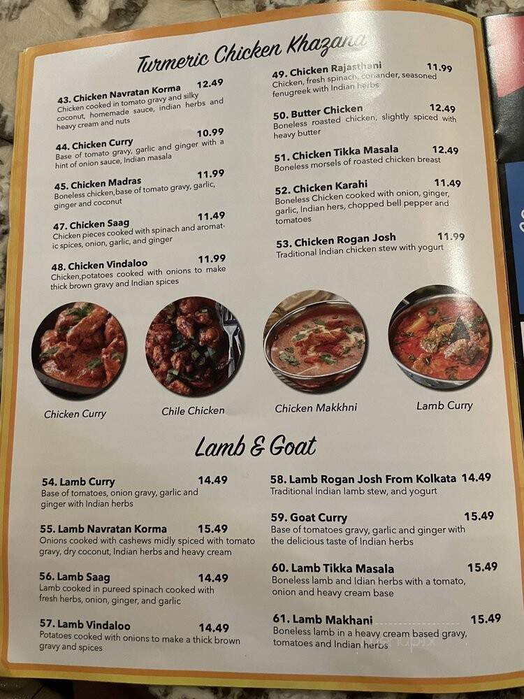 Turmeric Indian Cuisine - Merced, CA