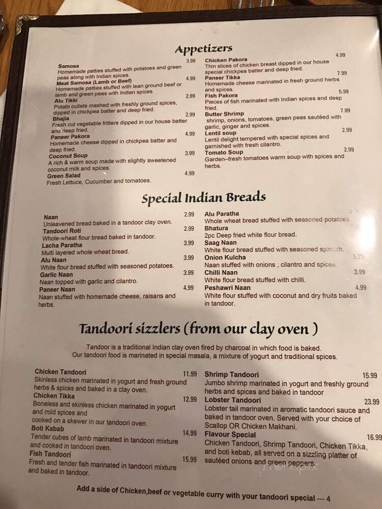 Flavors Indian Restaurant - Canandaigua, NY