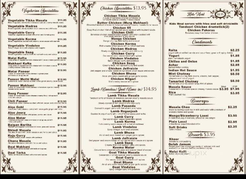 Curry Pot - Suwanee, GA menu_pic