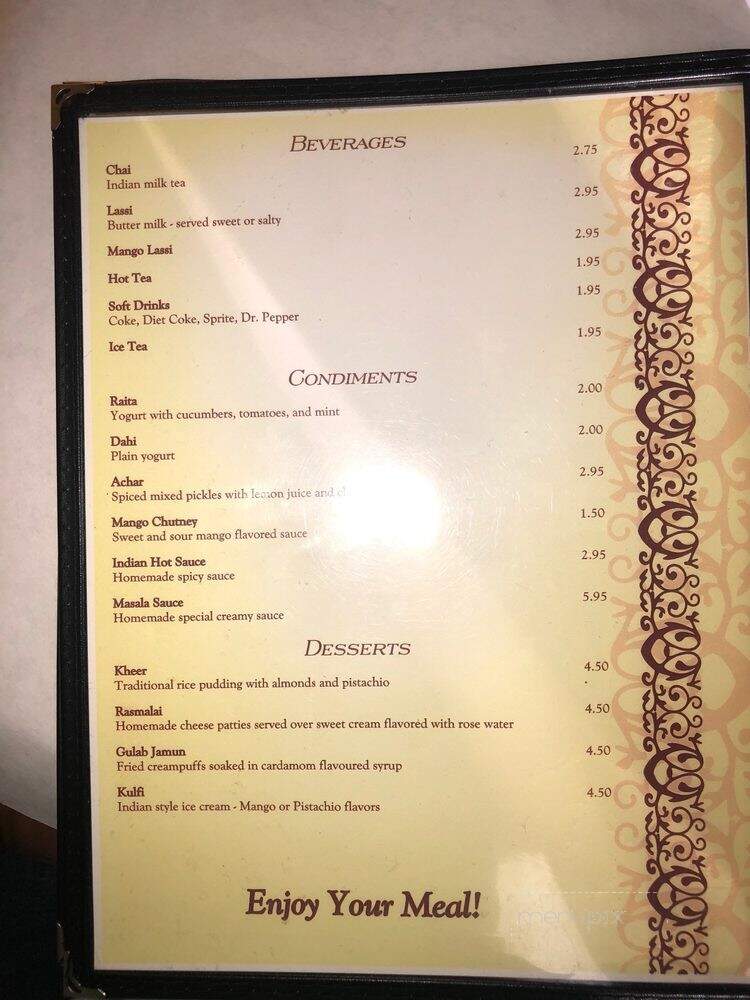 Kabab n Kurry - Saint Charles, MO menu_pic