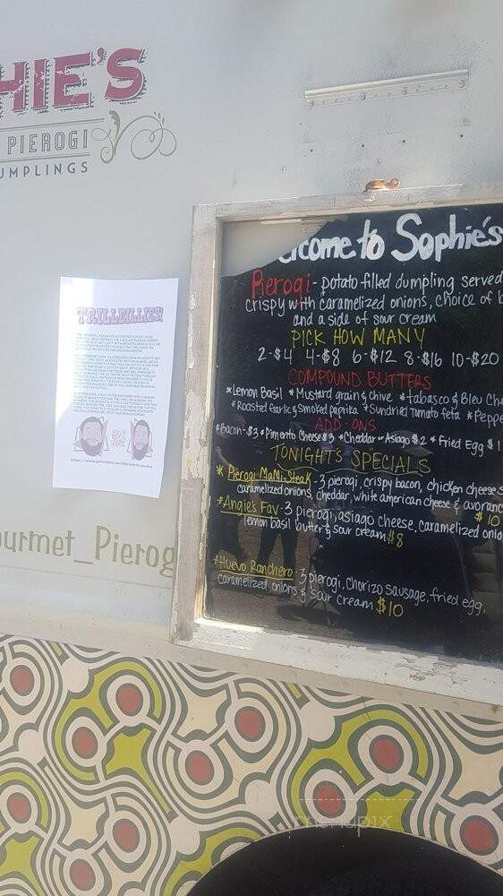 Sophie's Gourmet Pierogi - Columbus, OH menu_pic