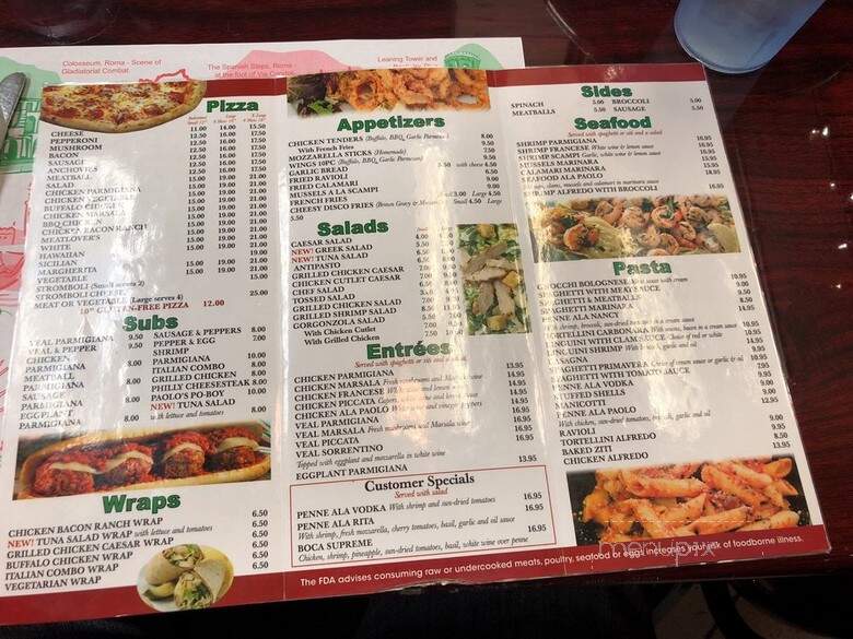Paolo's of Boca - Boca Raton, FL menu_pic