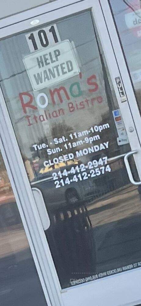 Roma's Italian Bistro - Grand Prairie, TX