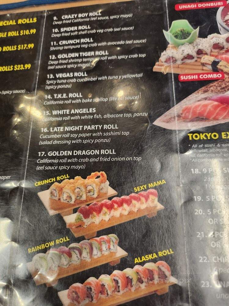 Tokyo Express Sushi - Baldwin Park, CA menu_pic