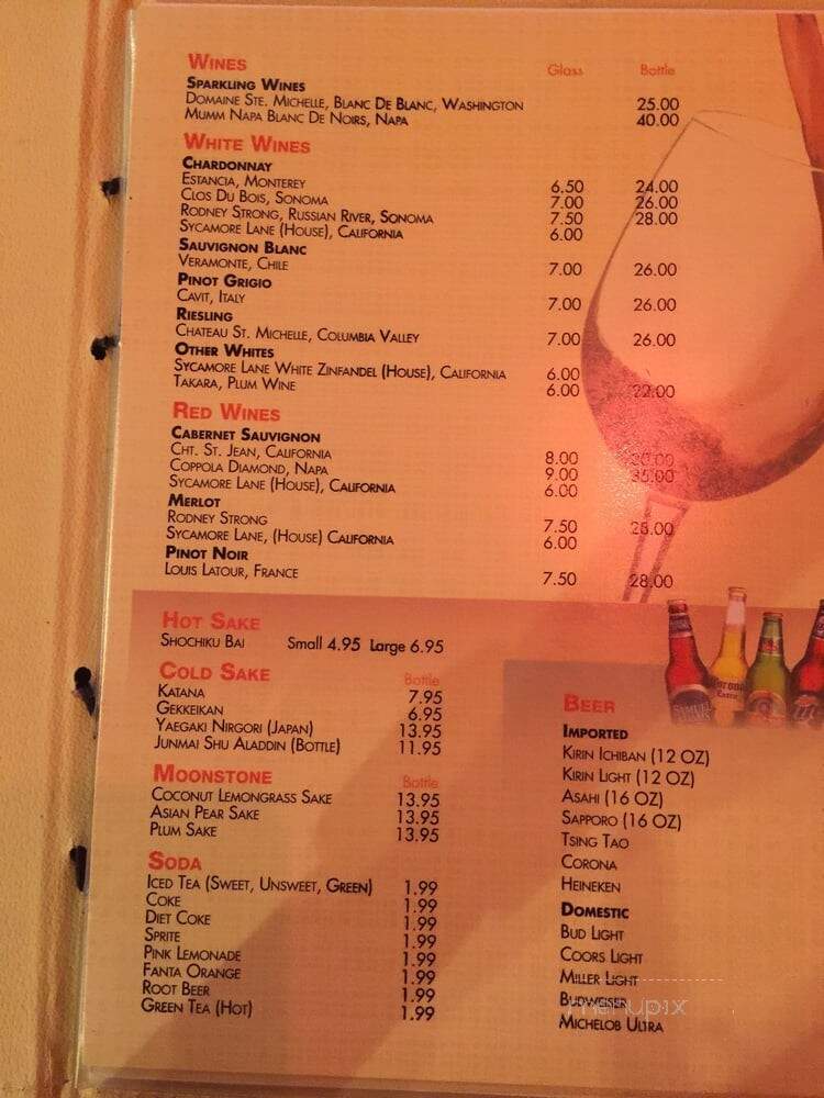 Sushi 99 - Orlando, FL menu_pic