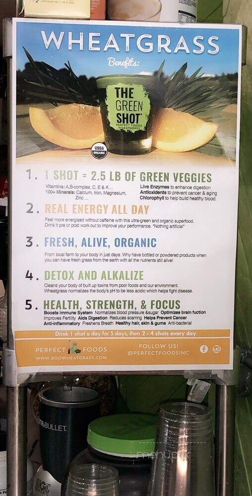 Manhattan Juice Bar & Cafe - Montclair, NJ menu_pic
