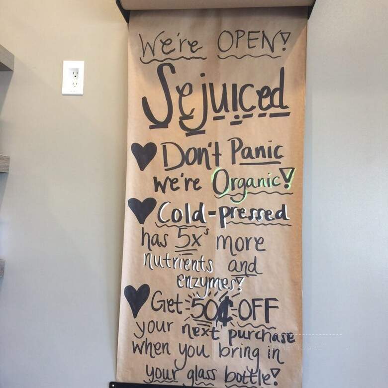 Sejuiced Superfood Juice Bar - Newport Beach, CA menu_pic
