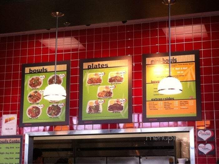 Flame Broiler - Ontario, CA menu_pic