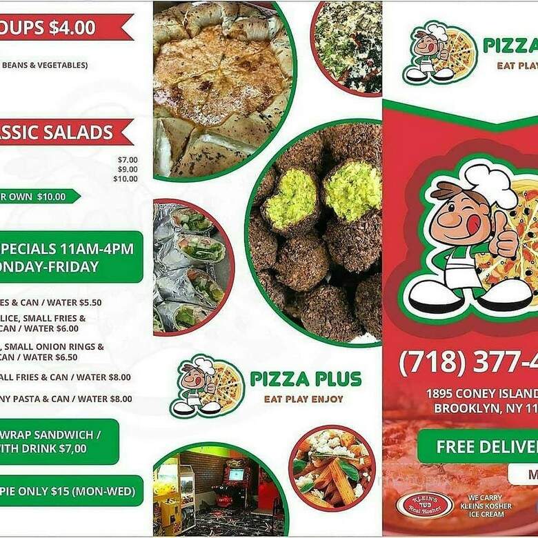 Pizza Plus 1895 - Brooklyn, NY menu_pic