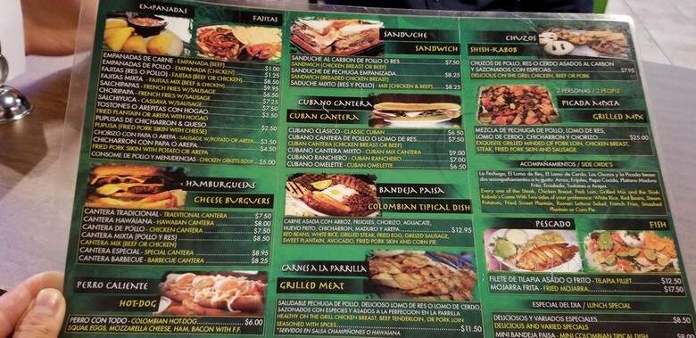 La Cantera Express Restaurant - Plainfield, NJ menu_pic