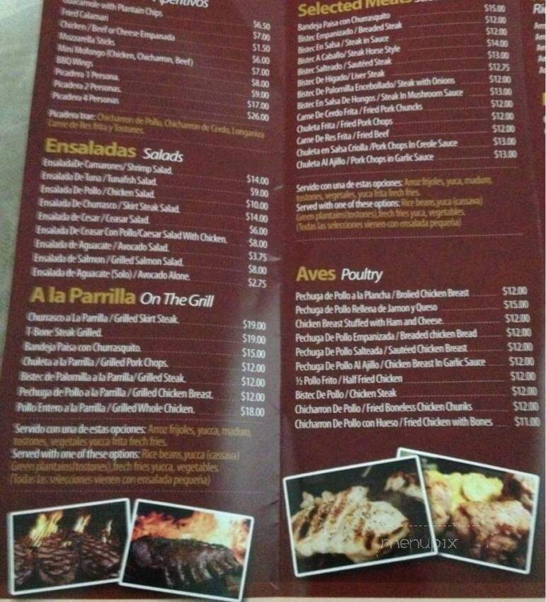 Sofrito Latin Cuisine - Ridgefield Park, NJ menu_pic