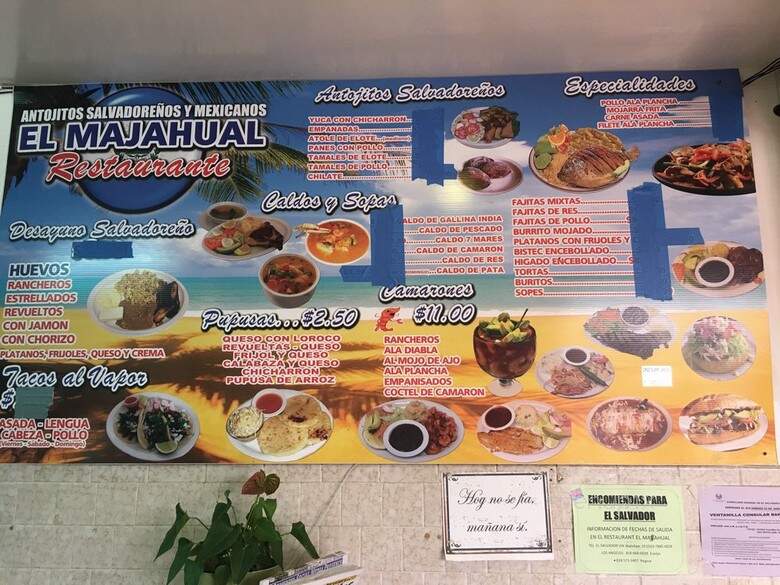 El Majahual - Bakersfield, CA menu_pic