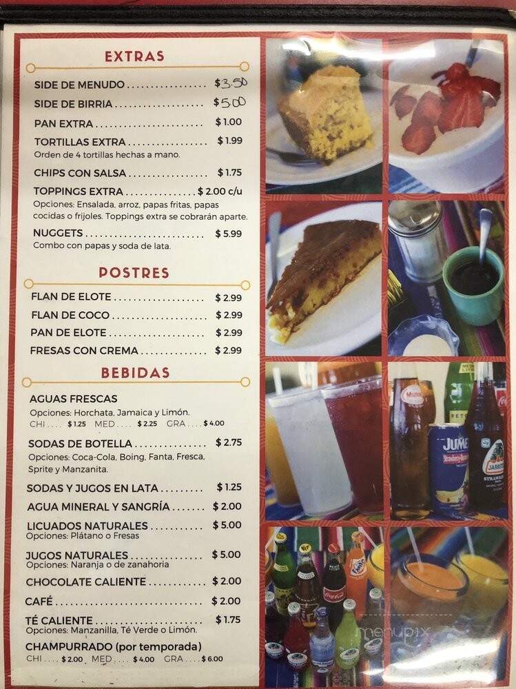 Nena's Food - Albuquerque, NM menu_pic