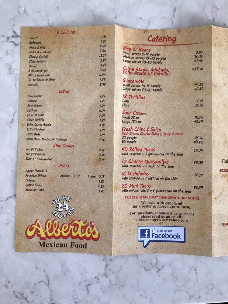Alberto's Mexican Food - Temecula, CA