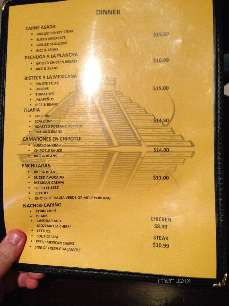 Restaurante Azteca - Rutherford, NJ menu_pic