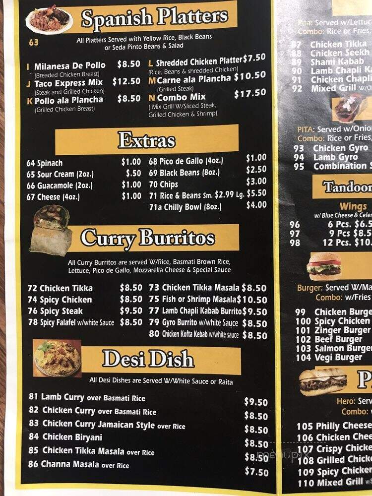 Burrito Palace & Grill - Ronkonkoma, NY menu_pic