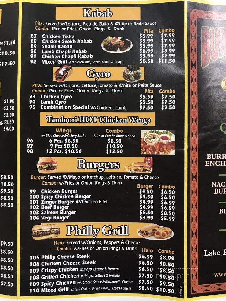 Burrito Palace & Grill - Ronkonkoma, NY menu_pic