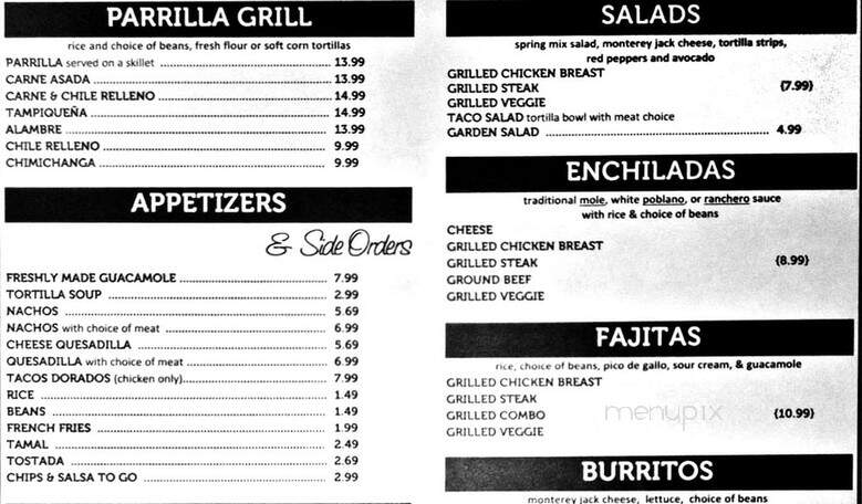 Burrito Parrilla Mexicana - Naperville, IL