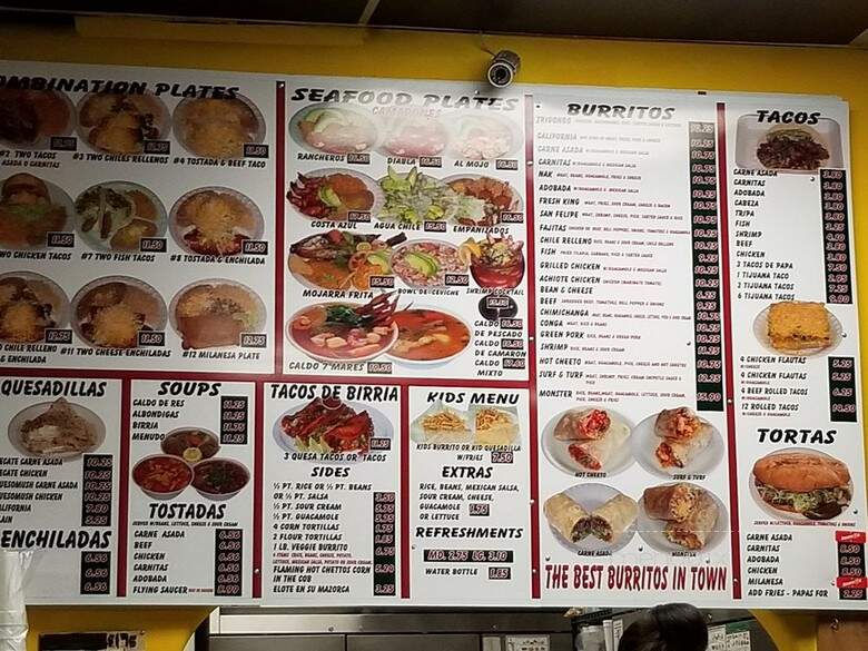 Burritos Santana - Temecula, CA menu_pic