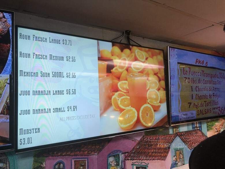 Carnitas Uruapan - Santa Ana, CA menu_pic