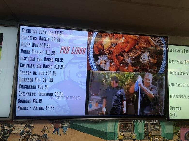 Carnitas Uruapan - Santa Ana, CA menu_pic