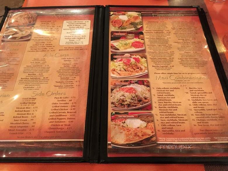 Casa Vieja Mexican Grill - Hendersonville, TN menu_pic