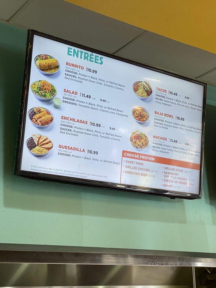 Costa Vida - Rancho Cordova, CA menu_pic