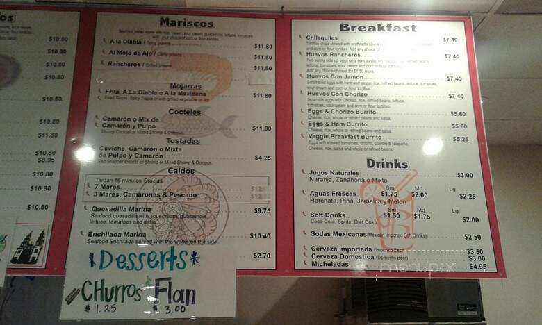 El Favorito Taqueria - Sacramento, CA menu_pic