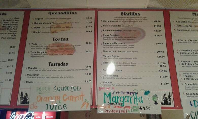 El Favorito Taqueria - Sacramento, CA menu_pic