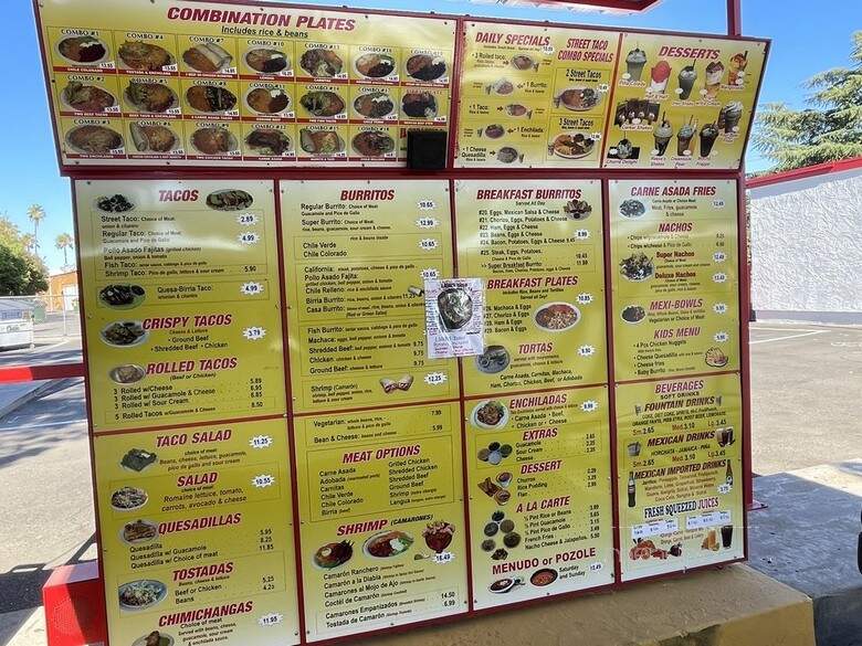El Forastero Mexican Food - Sacramento, CA menu_pic