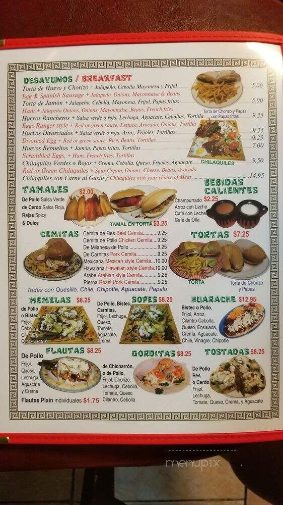 El Rey Del Taco - Union City, NJ menu_pic
