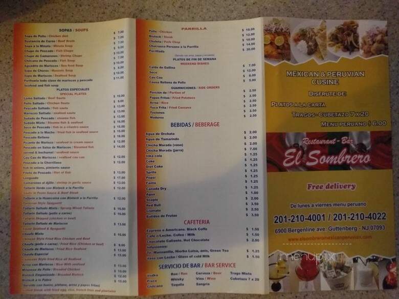 El Sombrero - Guttenberg, NJ