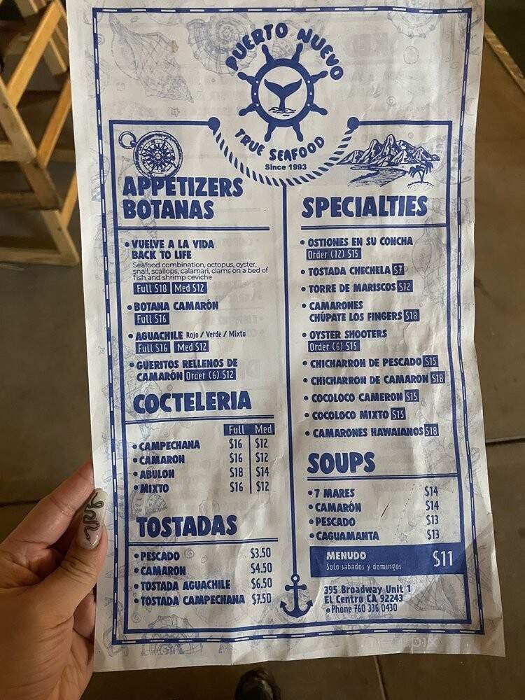 Guadalajara's Restaurant - El Centro, CA menu_pic