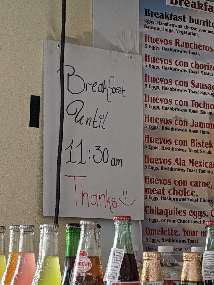 Taqueria Los Pericos - Hayward, CA menu_pic