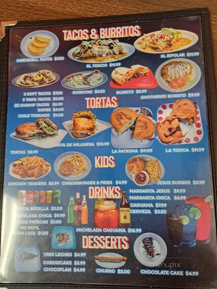 Jesus Mexican Taqueria - Aurora, CO menu_pic