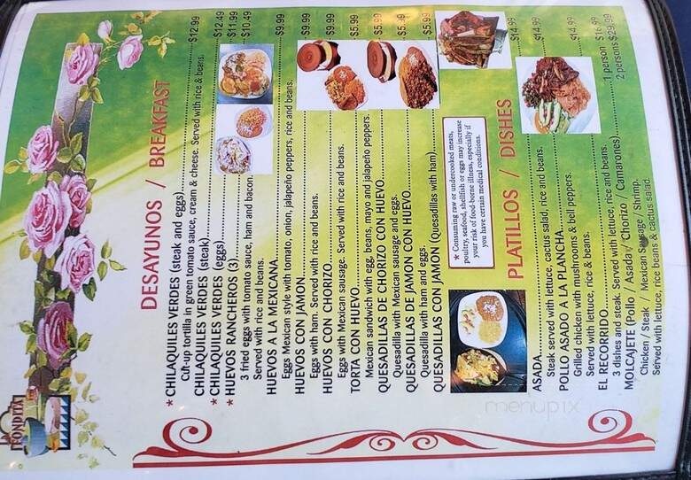 La Fondita de Milwaukee - Milwaukee, WI menu_pic