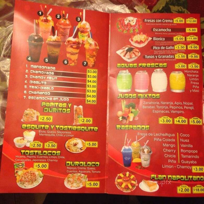 Las Palmitas Fruit - Downey, CA menu_pic