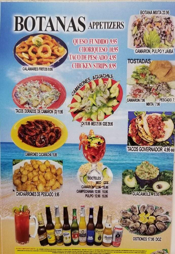 La Tequila Restaurant - Maywood, CA menu_pic