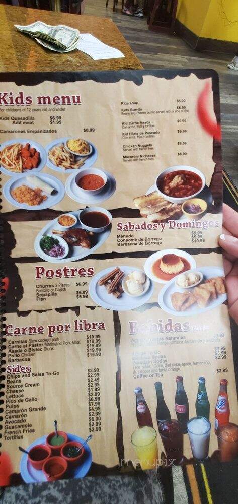 Los Carboncitos - Aurora, CO menu_pic