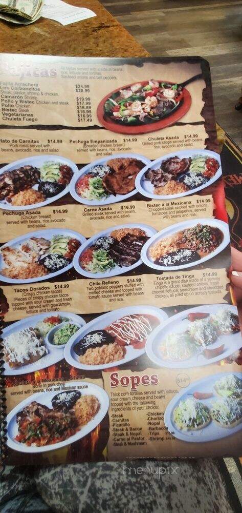 Los Carboncitos - Aurora, CO menu_pic