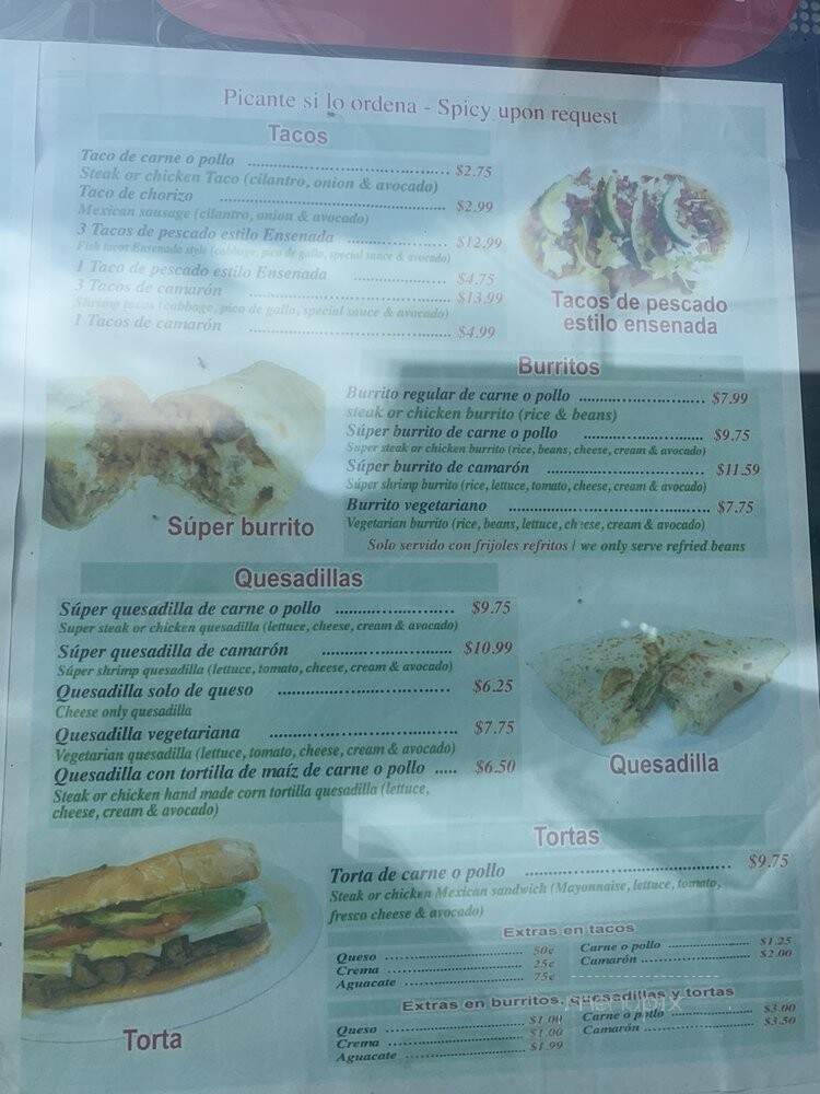 Los Olivos Restaurant - Oakland, CA menu_pic