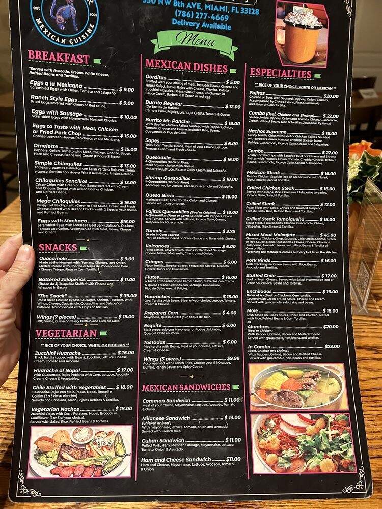 Miami River Cafe - Miami, FL menu_pic