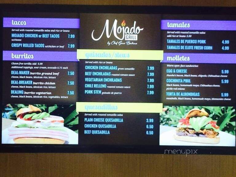 Mojado Grill - Ventura, CA menu_pic