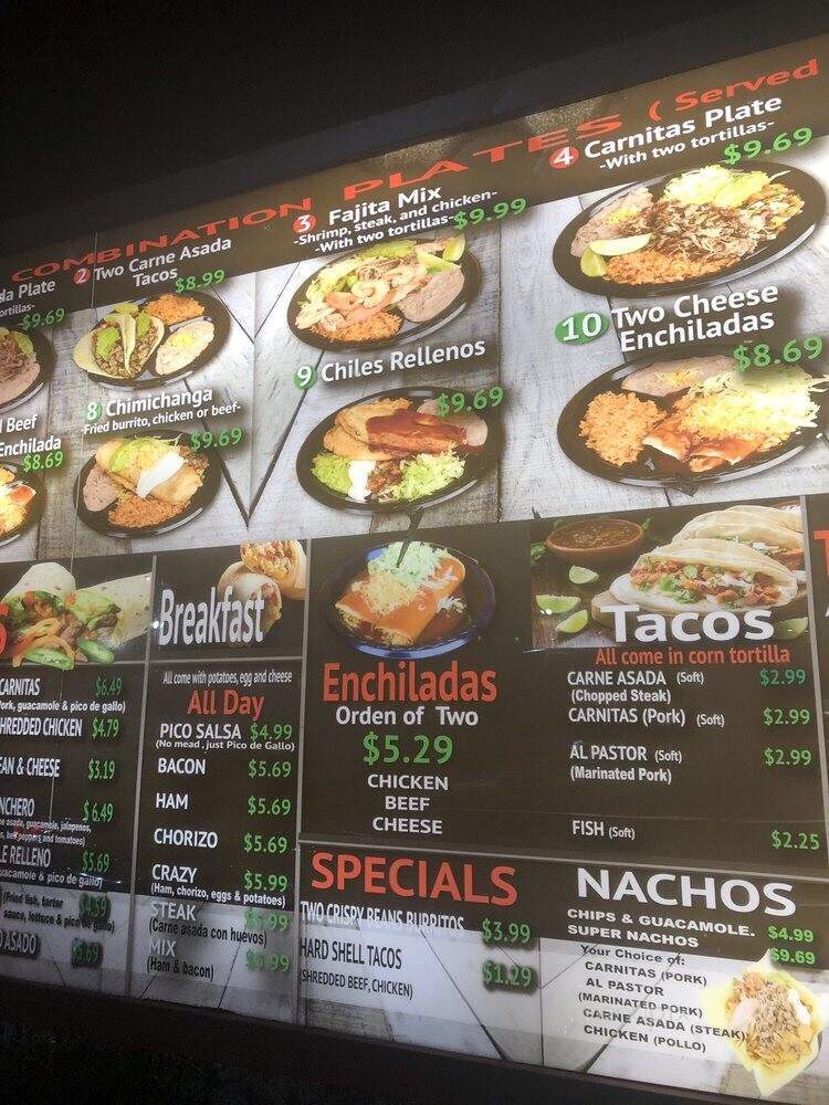 Rancheritos Mexican Food - Salt Lake City, UT menu_pic