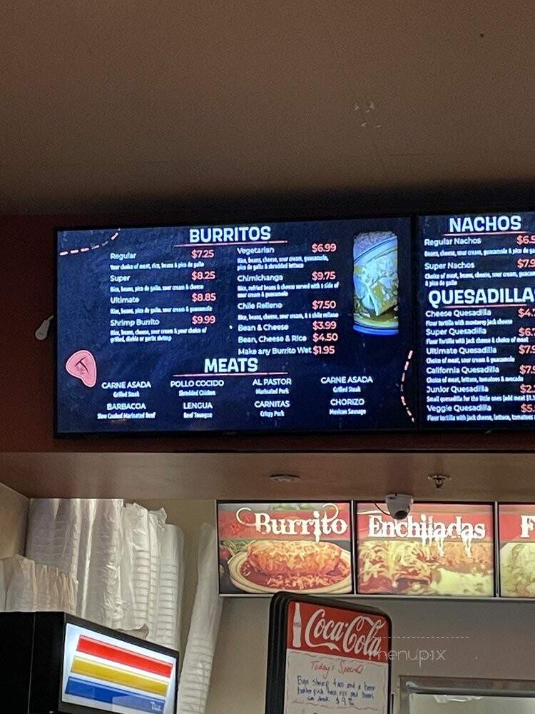 Taqueria la Mexicana - Tracy, CA menu_pic