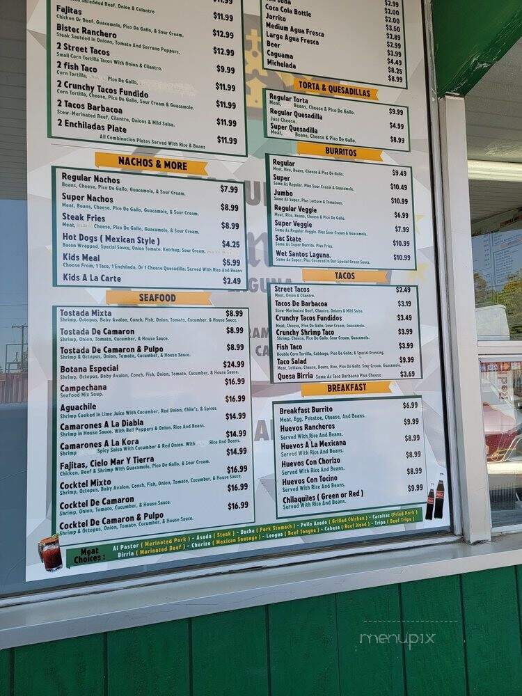 Taqueria Santos Laguna - Sacramento, CA menu_pic