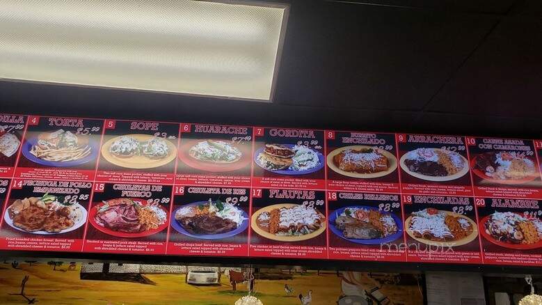 Taquerias El Torito - Kansas City, MO menu_pic