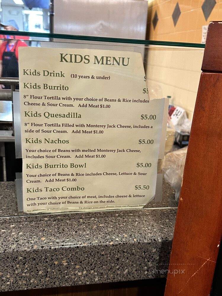 Don Quixote's Mexican Grill - Sacramento, CA menu_pic