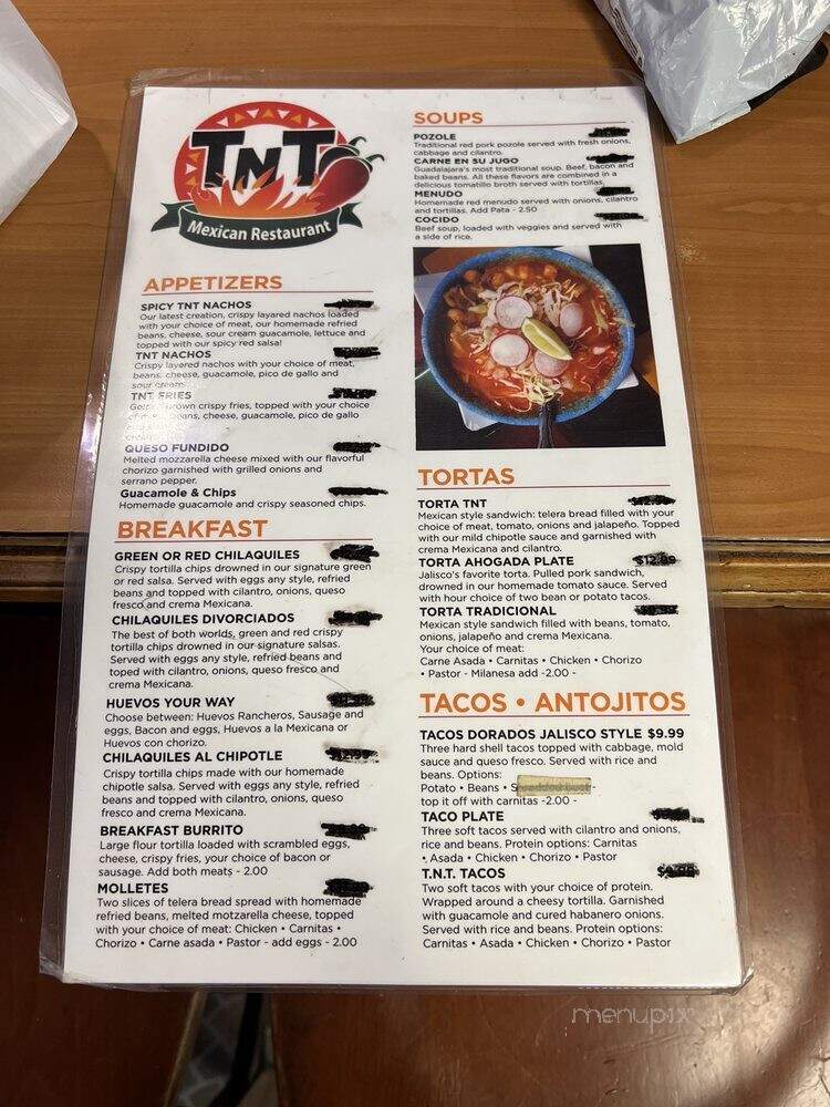 Tnt Tortas & Tacos - Norwalk, CA menu_pic