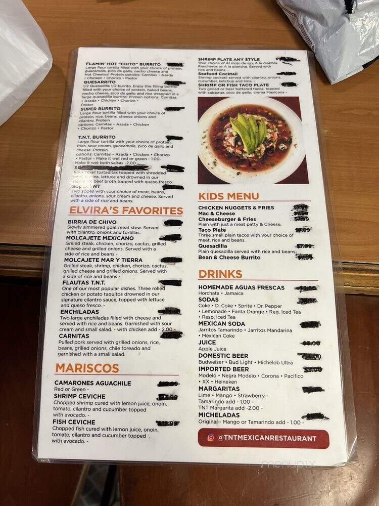 Tnt Tortas & Tacos - Norwalk, CA menu_pic